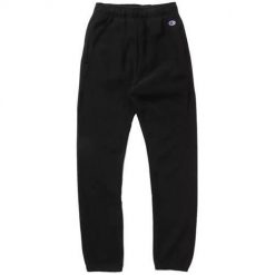 Spodnie sportowe damskie Champion Elastic Cuff Pants. Czarne spodnie dresowe damskie Champion, bez wzorów, z bawełny, sportowe, długie. Za 207.00 zł.