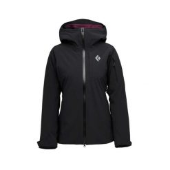 Damska kurtka narciarska Black Diamond Recon Insulated. Czarne kurtki sportowe damskie Black Diamond, na zimę, bez wzorów, bez ramiączek, bez kaptura, narciarskie. W wyprzedaży za 1,461.70 zł.