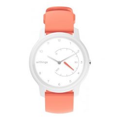 Withings Move (pomarańczowy). Brązowe, cyfrowe zegarki smartwatch Withings, z aplikacjami, z materiału, do biegania. W wyprzedaży za 279.00 zł.