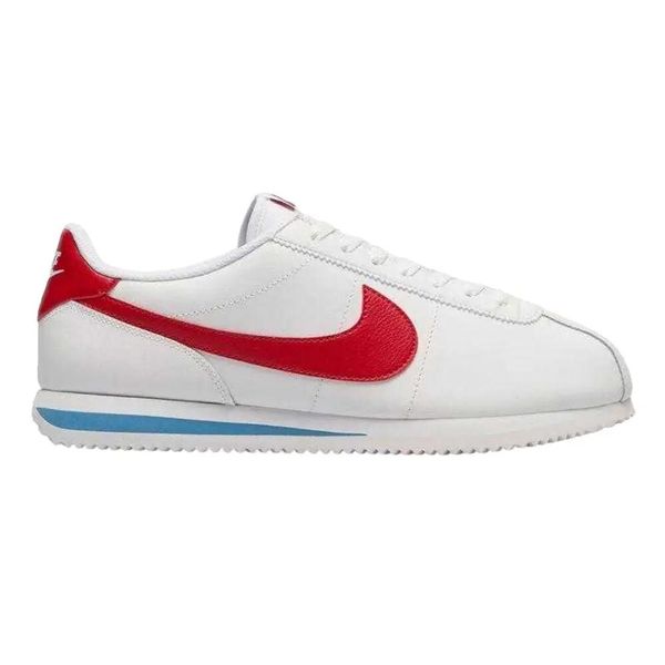 Trampki Męskie Skóra Cortez. Białe trampki męskie Nike, bez wzorów, z koronki, bez zapięcia. Za 442.80 zł.