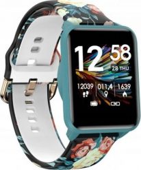 Smartwatch Bemi KIX-M Czarno-niebieski. Czarne zegarki smartwatch BEMI, bez wzorów. Za 249.00 zł.
