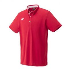 Koszulka sportowa męska Yonex CPM104552496. Czerwone koszulki sportowe męskie YONEX, m, bez wzorów, z poliesteru, bez ramiączek. Za 221.00 zł.