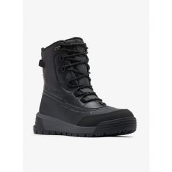 Buty zimowe Columbia Bugaboot Celsius. Czarne buty zimowe męskie Columbia, na zimę, bez wzorów, bez obcasa, bez zapięcia. Za 471.99 zł.