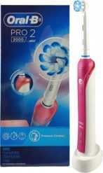 Oral-B PRO 2000 RÓŻOWA. Czerwone szczoteczki elektryczne BRAUN. Za 225.42 zł.