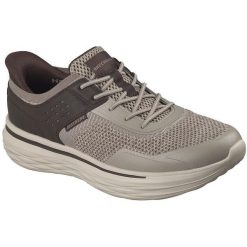 Buty sportowe męskie Skechers Nevarro Tavo. Brązowe buty sportowe męskie Skechers, bez wzorów, bez zapięcia, na fitness i siłownię. Za 590.00 zł.