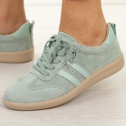 Jasno zielone skórzane półbuty damskie Filippo Dp7508/26. Zielone półbuty damskie Filippo, na jesień, bez wzorów, z jeansu, biznesowe, bez obcasa, na płaskiej podeszwie, bez zapięcia. Za 219.00 zł.