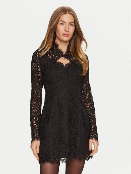 Bardot Sukienka koktajlowa 59615DB Czarny Slim Fit. Czarne sukienki damskie Bardot, bez wzorów, z syntetyku, wizytowe, bez kołnierzyka, bez ramiączek. Za 669.99 zł.