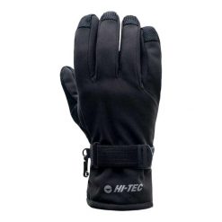Rękawiczki Męskie Lansa. Niebieskie rękawiczki męskie Hi-tec, bez wzorów, z materiału. Za 188.99 zł.