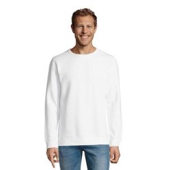 Męska Bluza Sully. Niebieskie bluzy męskie SOL'S, m, bez wzorów, bez ramiączek, bez kaptura. Za 124.99 zł.