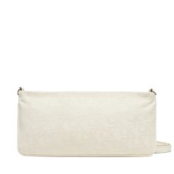 Torebka Calvin Klein Jeans. Brązowe listonoszki damskie Calvin Klein Jeans, bez wzorów, z jeansu, bez dodatków. Za 209.99 zł.