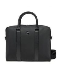 Boss Torba na laptopa Icon 50523484 Czarny. Czarne torby na laptopa damskie Boss, bez wzorów, z materiału. Za 1,019.00 zł.