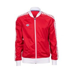 Kurtka z dresu Arena M Relax IV. Białe kurtki męskie ARENA, m, z aplikacjami, z dresówki, klasyczne, bez kaptura. Za 317.00 zł.
