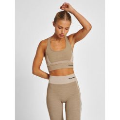 Stanik fitness cardio Hummel hmlClea. Brązowe bielizna sportowa damska Hummel, xs, bez wzorów. Za 194.00 zł.