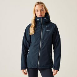 Kurtka turystyczna 3 w 1 damska Wentwood IX. Czerwone kurtki sportowe damskie Regatta, bez wzorów, bez ramiączek, bez kaptura, trekkingowe. W wyprzedaży za 479.99 zł.