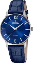Zegarek męski Festina F20690-3 niebieski. Niebieskie zegarki męskie Festina, bez wzorów. Za 473.54 zł.
