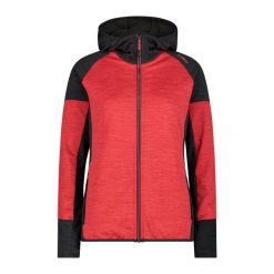 Bluza damska turystyczna CMP 34G2276. Czerwone bluzy damskie CMP, l, bez wzorów, z tkaniny, bez ramiączek, bez kaptura. Za 312.50 zł.