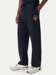 Beverly Hills Polo Club Spodnie dresowe M6532 Granatowy Regular Fit. Niebieskie spodnie sportowe męskie Beverly Hills Polo Club, m, bez wzorów, z bawełny. Za 181.99 zł.