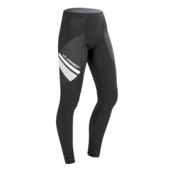 Spodnie rowerowe zimowe VANITY WINTER. Czarne spodnie sportowe damskie GIST, na zimę, bez wzorów, z materiału, sportowe, rowerowe. Za 399.00 zł.