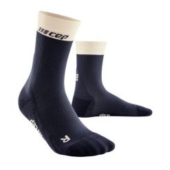 Skarpety do biegania damskie CEP Bloom kompresyjne krótkie. Niebieskie skarpetki damskie CEP, bez wzorów. Za 69.00 zł.