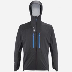 Kurtka trekkingowa męska Millet Wanaka Light 2.5L Jkt M wodoodporna. Czarne kurtki męskie Millet, l, bez wzorów, sportowe, bez kaptura. Za 1,150.00 zł.