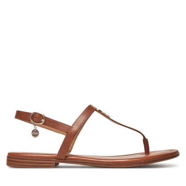 Sandały s.Oliver. Brązowe sandały damskie S.Oliver, bez wzorów, bez obcasa, na płaskiej podeszwie, bez zapięcia. Za 189.99 zł.