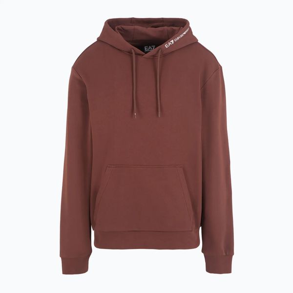 Bluza EA7 Emporio Armani Train Core Neck Logo. Brązowe bluzy damskie EA7 Emporio Armani, l, bez wzorów, z bawełny, eleganckie, bez ramiączek, bez kaptura. Za 349.99 zł.