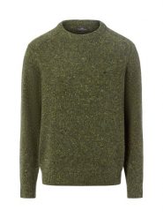 Fynch-Hatton wełniany sweter z zawartością alpaki Mężczyźni Wełna zielony, L. Zielone swetry męskie Fynch-Hatton, l, bez wzorów, z dzianiny, eleganckie, bez kołnierzyka, bez ramiączek. Za 379.95 zł.
