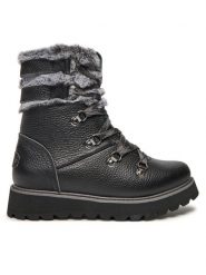 Roxy Botki ARJB700752 Czarny. Czarne botki damskie Roxy, bez wzorów, ze skóry, bez obcasa, na płaskiej podeszwie, bez zapięcia. Za 499.99 zł.