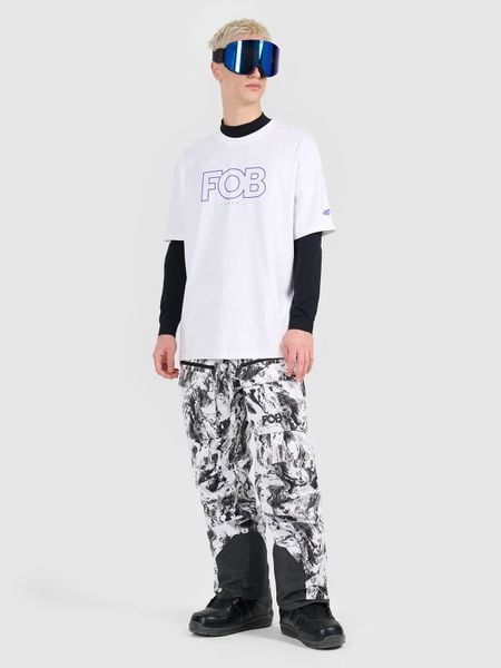 4F Spodnie snowboardowe membrana 15000 męskie - multikolor L. Spodnie sportowe męskie 4F, l, bez wzorów, snowboardowy. Za 599.99 zł.