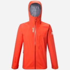 Kurtka przeciwdeszczowa męska Millet Kamet Gore-Tex Jacket Jacket. Brązowe kurtki męskie Millet, l, bez wzorów, z gore-texu, z kapturem. Za 1,659.00 zł.
