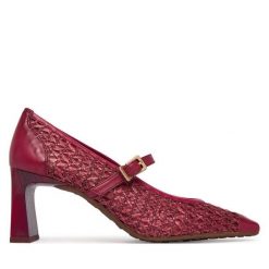 Czółenka Hispanitas. Czerwone czółenka damskie Hispanitas, bez wzorów, bez obcasa, bez zapięcia. Za 609.99 zł.