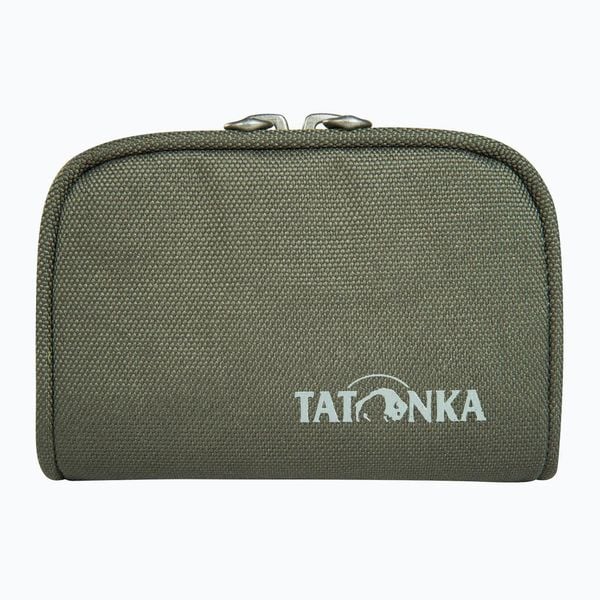 Portfel Tatonka Plain. Zielone portfele męskie Tatonka, bez wzorów, z materiału. Za 99.99 zł.