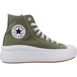 Tenisówki Converse Model Chuck Taylor All Star Move Hi Kolor Zielony. Brązowe trampki i tenisówki damskie Converse, bez wzorów, z tkaniny, bez zapięcia. Za 431.35 zł.