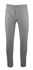 Wiosenno-Letnie, Bawełniane Spodnie (Chinos) - Pako Jeans - Popielate. Szare eleganckie spodnie męskie Pako Jeans, bez wzorów, z bawełny. Za 199.00 zł.