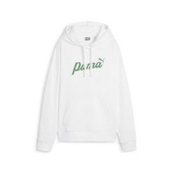 Bluza z kapturem Puma Ess Script, Kobiety. Białe bluzy damskie Puma, s, bez wzorów, z bawełny, bez ramiączek, z kapturem. Za 333.00 zł.