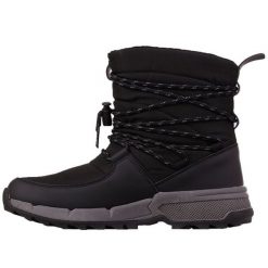 Buty Kappa Numar W 243239 1171 czarne. Czarne śniegowce damskie z gumy, bez zapięcia. Za 280.78 zł.