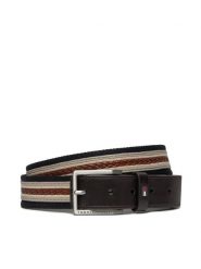 Tommy Hilfiger Pasek Męski Oliver Webbing 3.5 AM0AM12049 Szary. Szare paski męskie Tommy Hilfiger, ze skóry. Za 329.99 zł.