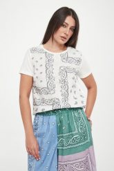 T-shirt damski lniany Genio WEEKEND MAX MARA. T-shirty damskie Weekend Max Mara, xs, bez wzorów, ze lnu, bez kołnierzyka, bez ramiączek. Za 659.00 zł.