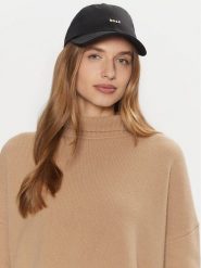 Boss Czapka z daszkiem Ari-Me 50533367 Czarny. Czarne czapki damskie Boss, bez wzorów, z bawełny. Za 129.99 zł.