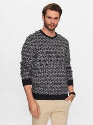 Guess Sweter M3YQ07 KBTO0 Czarny Regular Fit. Czarne swetry męskie Guess, l, z aplikacjami, z syntetyku, bez kołnierzyka, bez ramiączek. Za 259.99 zł.