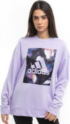 Adidas Bluza damska adidas U4U Soft Knit Swe fioletowa GS3879 XS. Fioletowe bluzy damskie Adidas, xs, bez wzorów, bez ramiączek, bez kaptura. Za 125.09 zł.