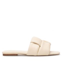 Klapki Badura. Klapki damskie Badura, bez wzorów, bez obcasa, bez zapięcia. Za 229.99 zł.