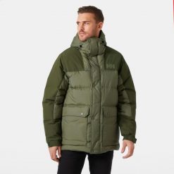 Kurtka puchowa Helly Hansen Escape. Zielone kurtki męskie Helly Hansen, l, bez wzorów, z puchu, bez kaptura. Za 1,249.95 zł.