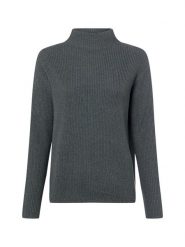 Marie Lund Sweter Kobiety Bawełna szary, XXL. Szare swetry nierozpinane damskie Marie Lund, uniwersalny, bez wzorów, z bawełny, klasyczne, bez kołnierzyka, bez ramiączek. Za 299.95 zł.