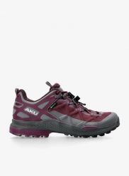 Buty turystyczne damskie AKU Rocket DFS GTX. Fioletowe obuwie trekkingowe damskie Aku, z gore-texu, bez zapięcia. Za 890.99 zł.