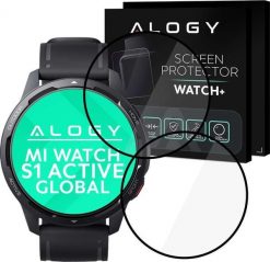 Alogy Alogy 2x Szkło na smartwatch elastyczne 3D do Xiaomi Amazfit GTR 3 Pro Black uniwersalny. Czarne zegarki smartwatch Alogy, bez wzorów. Za 16.09 zł.