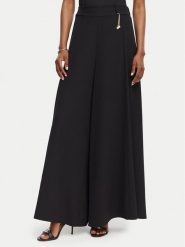 Rinascimento Spodnie palazzo CFC0020285002 Czarny Wide Leg. Czarne spodnie materiałowe damskie Rinascimento, bez wzorów, z materiału. Za 609.99 zł.