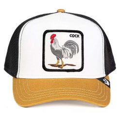 Czapka Goorin Bros V2 Rooster Dorosłych. Białe czapki damskie Goorin Bros, na zimę, z aplikacjami, z bawełny. Za 214.99 zł.