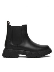 Timberland Sztyblety Valley Chelsea TB0A42BXW021 Czarny. Czarne botki damskie Timberland, bez wzorów, ze skóry, bez obcasa, na płaskiej podeszwie, bez zapięcia. Za 619.99 zł.