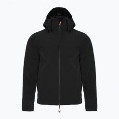 Kurtka narciarska męska EA7 Emporio Armani Ski Cortina Embossed Toray. Czarne kurtki sportowe męskie EA7 Emporio Armani, na zimę, l, bez wzorów, z elastanu, bez kaptura, narciarskie, Dermizax. Za 1,759.00 zł.
